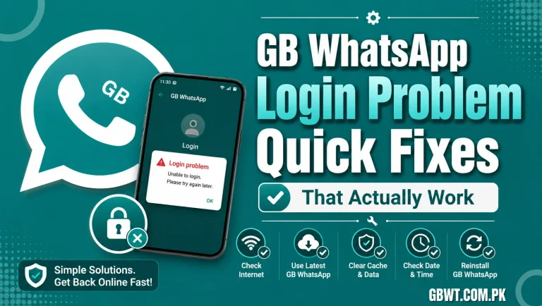 GB WhatsApp Login issue